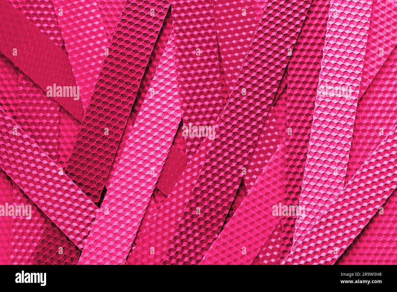 Pink abstract hexagonal background and texture Stock Photo