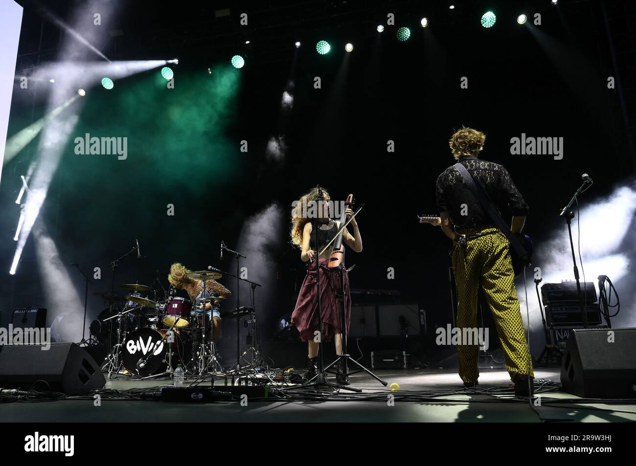 Bivio opening the INTERPOL Tour 2023, at Auditorium Parco della Musica ...