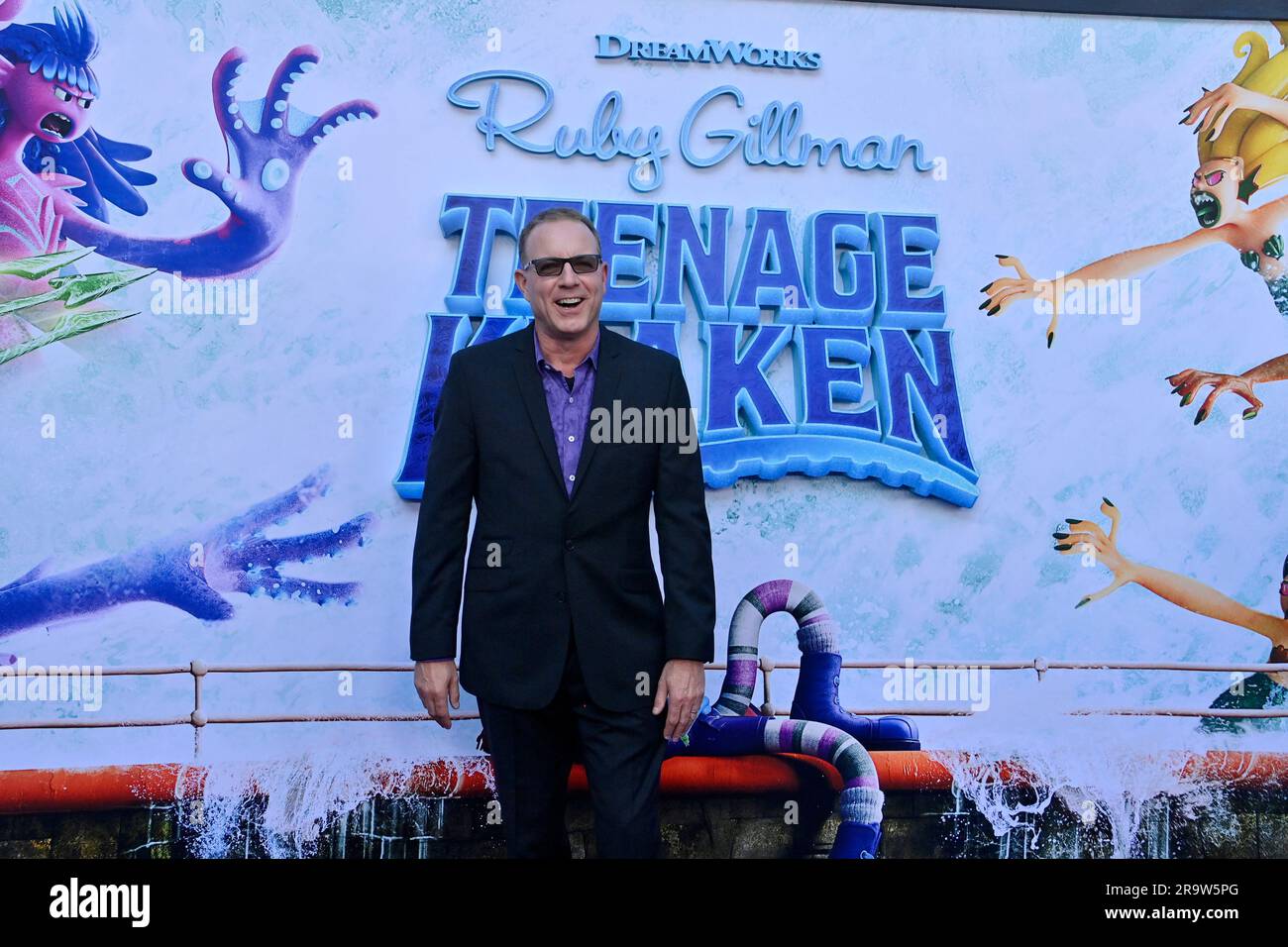 Los Angeles, United States. 28th June, 2023. Co-director Kirk DeMicco attends the premiere of the animated comedy motion picture fantasy 'Ruby Gillman, Teenage Kraken' at the TCL Chinese Theatre in the Hollywood section of Los Angeles on Wednesday, June 28, 2023. Storyline: A shy adolescent learns that she comes from a fabled royal family of legendary sea krakens and that her destiny lies in the depths of the waters, which is bigger than she could have ever imagined. Photo by Jim Ruymen/UPI Credit: UPI/Alamy Live News Stock Photo