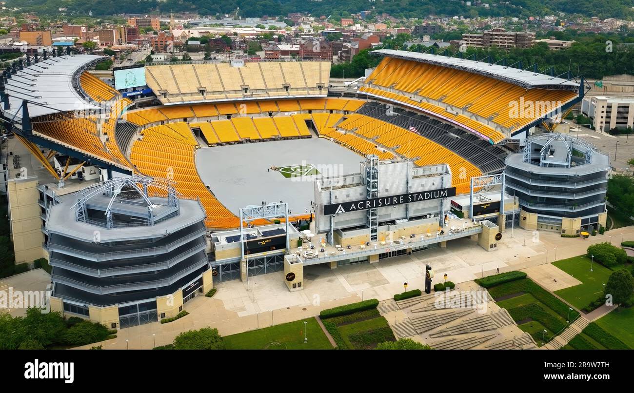 Acrisure Stadium In Pittsburgh From Above Aerial Drone Photography   Acrisure Stadium In Pittsburgh From Above Aerial Drone Photography Pittsburgh Pennsylvania June 09 2023 2R9W7TH 