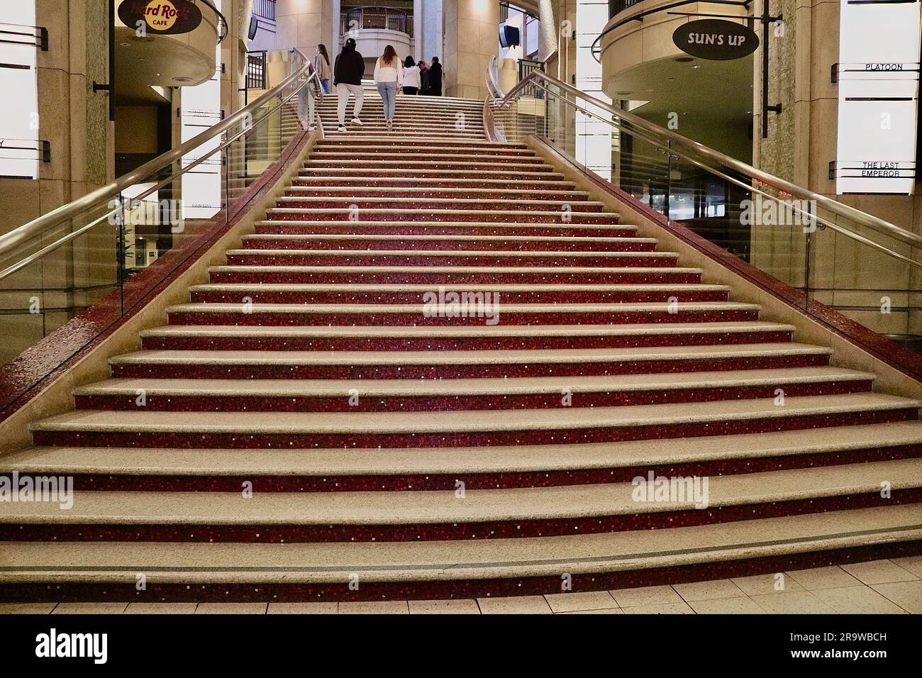 The Grand Staircase Dolby Theatre 6801 Hollywood Boulevard Los Angeles California USALos Angeles California USA Stock Photo