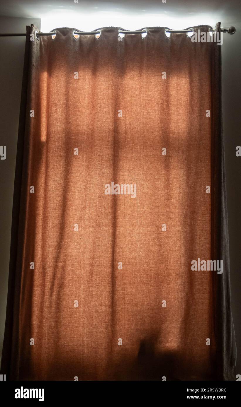 Window drape Stock Photo