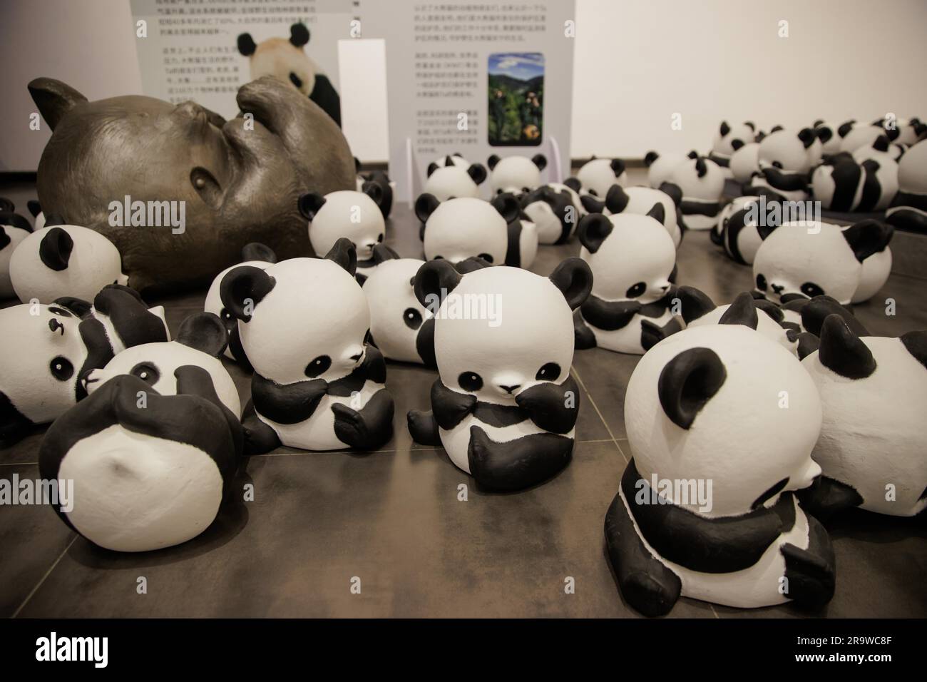 The 1864- Special Exhibition of Panda by Beijing Han Meilin Art