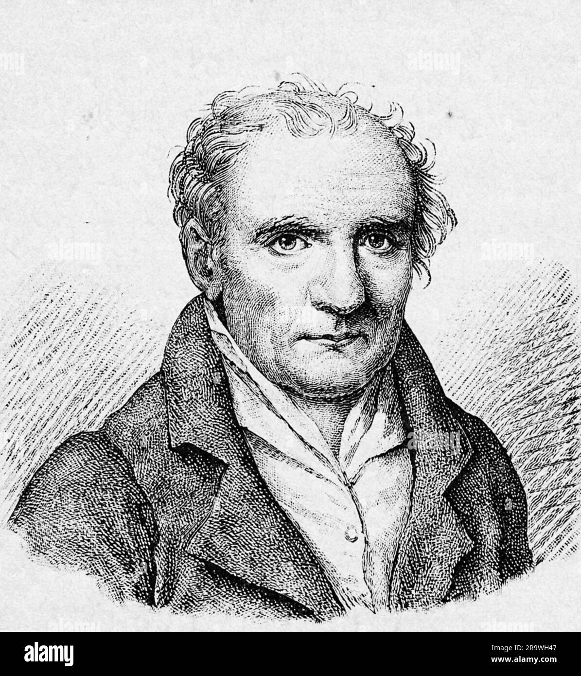 Monge, Gaspard, 10.5.1746 - 28.7.1818, French mathematician, portrait, wood engraving, 19th century, ADDITIONAL-RIGHTS-CLEARANCE-INFO-NOT-AVAILABLE Stock Photo