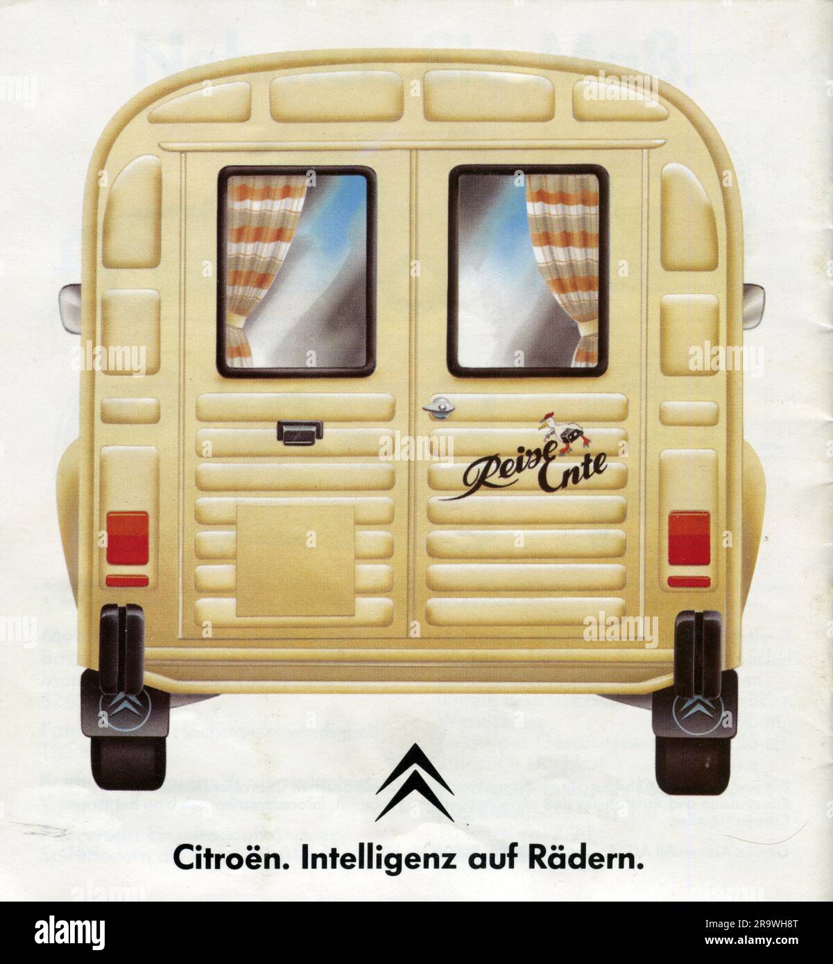 advertising, automobiles, Citroen Acadiane, leaflet, Citroen Automobil AG, Cologne, 1981, ADDITIONAL-RIGHTS-CLEARANCE-INFO-NOT-AVAILABLE Stock Photo