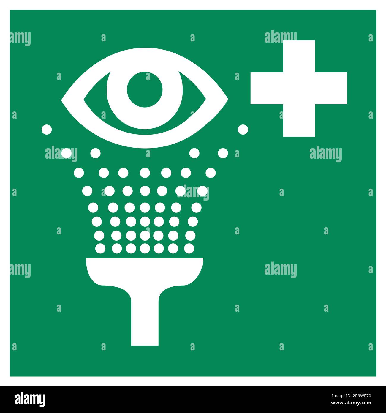 ISO 7010 E011 Eyewash station sign Stock Vector Image & Art Alamy