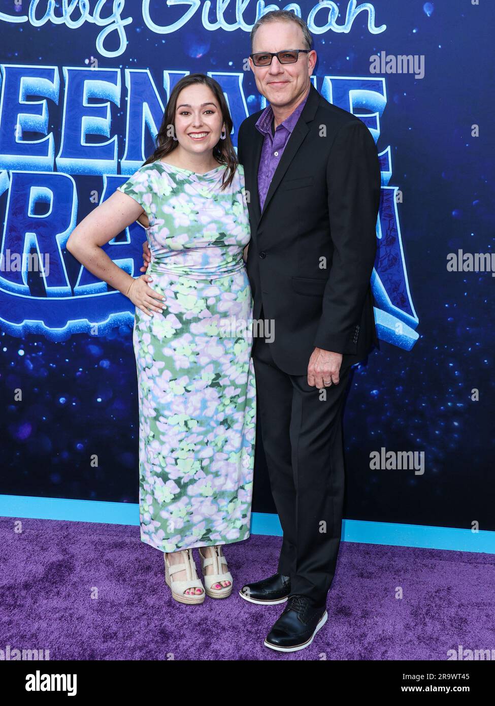 Hollywood, United States. 28th June, 2023.  Faryn Pearl and Kirk DeMicco arrive at the Los Angeles Premiere Of Universal Pictures And DreamWorks Animation's 'Ruby Gillman: Teenage Kraken' held at the TCL Chinese Theatre IMAX on June 28, 2023 in Hollywood, Los Angeles, California, United States. (Photo by Xavier Collin/Image Press Agency) Credit: Image Press Agency/Alamy Live News Stock Photo