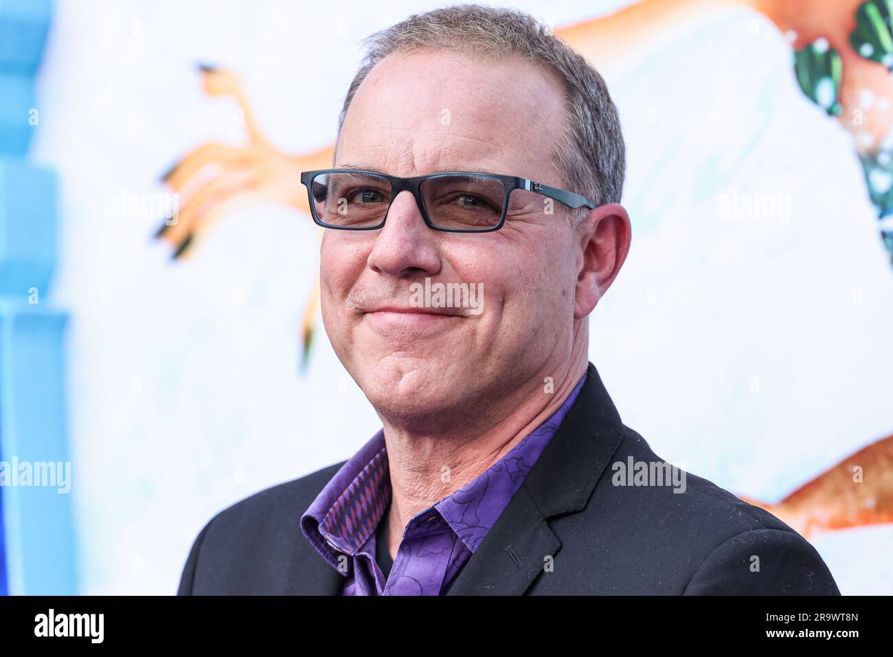 Hollywood, United States. 28th June, 2023.  American filmmaker Kirk DeMicco arrives at the Los Angeles Premiere Of Universal Pictures And DreamWorks Animation's 'Ruby Gillman: Teenage Kraken' held at the TCL Chinese Theatre IMAX on June 28, 2023 in Hollywood, Los Angeles, California, United States. (Photo by Xavier Collin/Image Press Agency) Credit: Image Press Agency/Alamy Live News Stock Photo