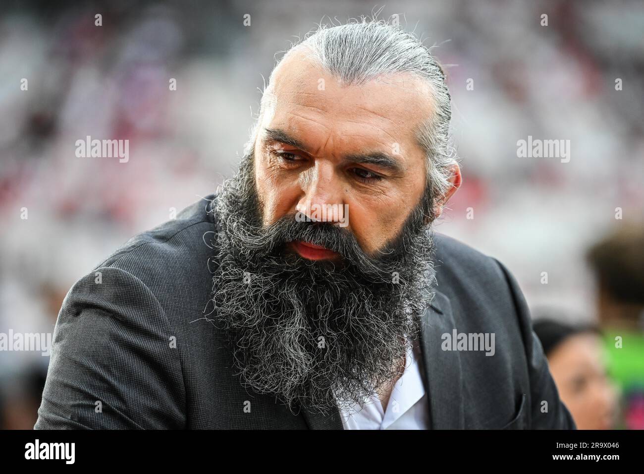 Sebastien CHABAL during the French championship Top 14 rugby union Final match between Stade Toulousain (Toulouse) and Stade Rochelais (La Rochelle) on June 17, 2023 at Stade de France in Saint-Denis, France - Photo Matthieu Mirville / DPPI Stock Photo