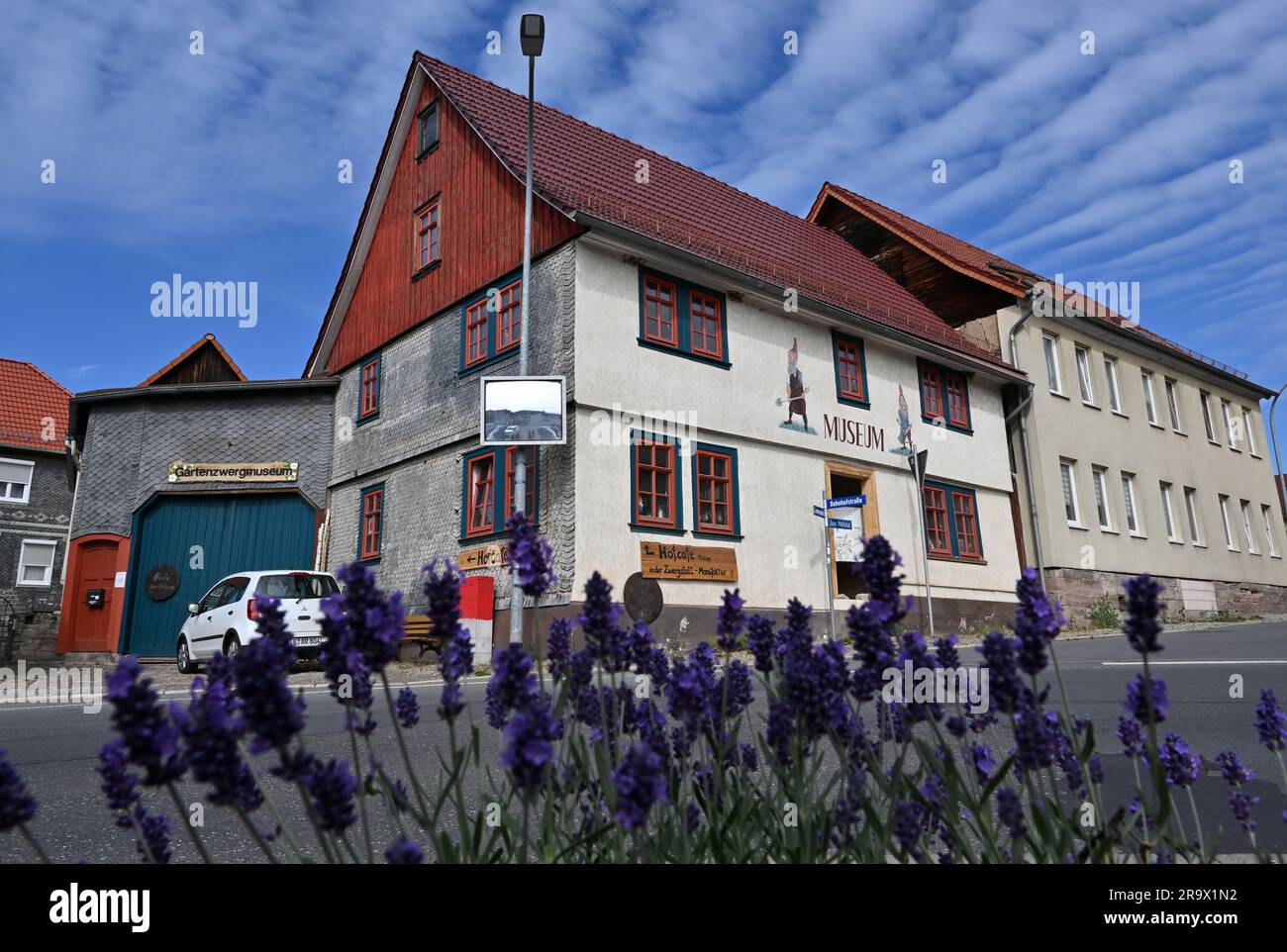 Geratal, Germany. 29th June, 2023. The Zwergstatt manufactory Gräfenroda.  The manufactory for garden gnomes is the last in Europe that still  manufactures its figures in the traditional way. The garden gnomes from