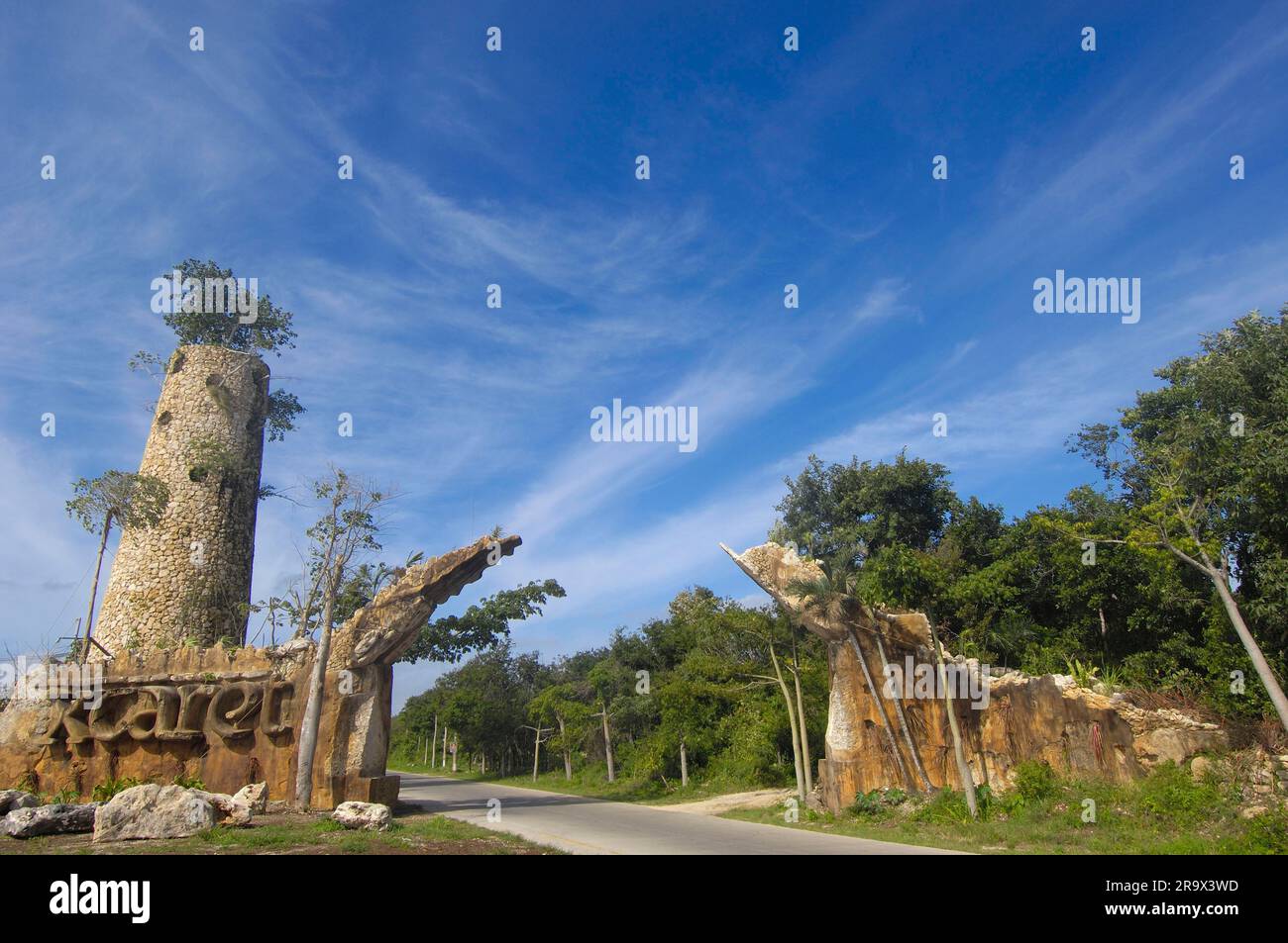 Xcaret Ecological Park, near Playa del Carmen, Riviera Maya, Quintana ...