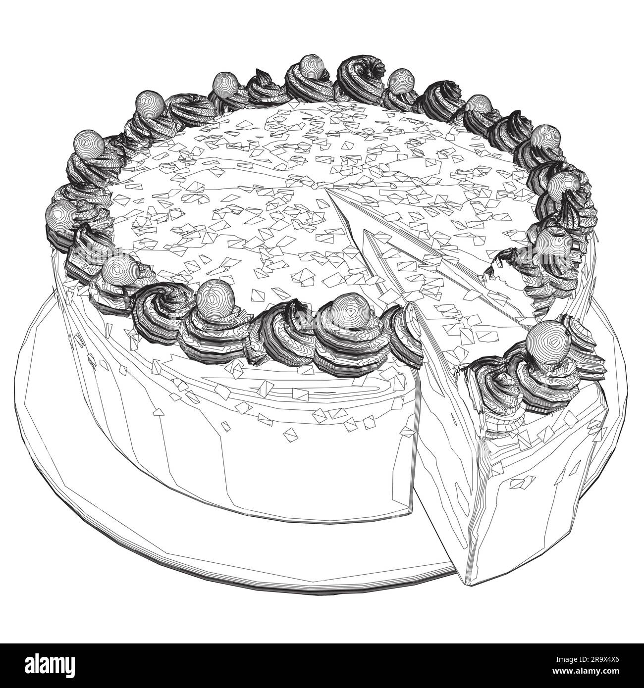 Discover 138+ cake sketch drawing best seven.edu.vn