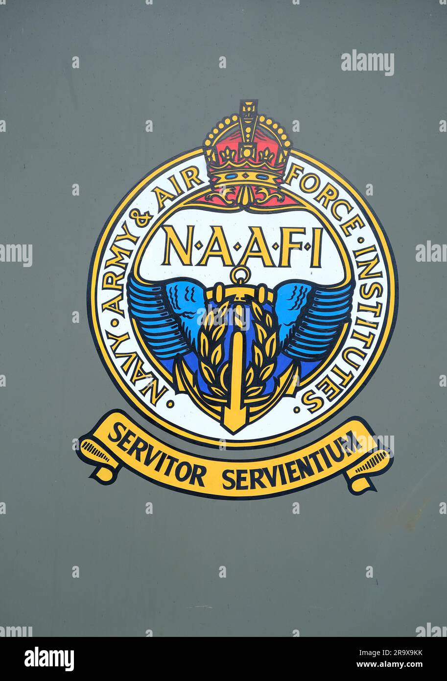 The Navy, Army and Air Force Institutes is a company created by the British government on 9 December 1920. Stock Photo