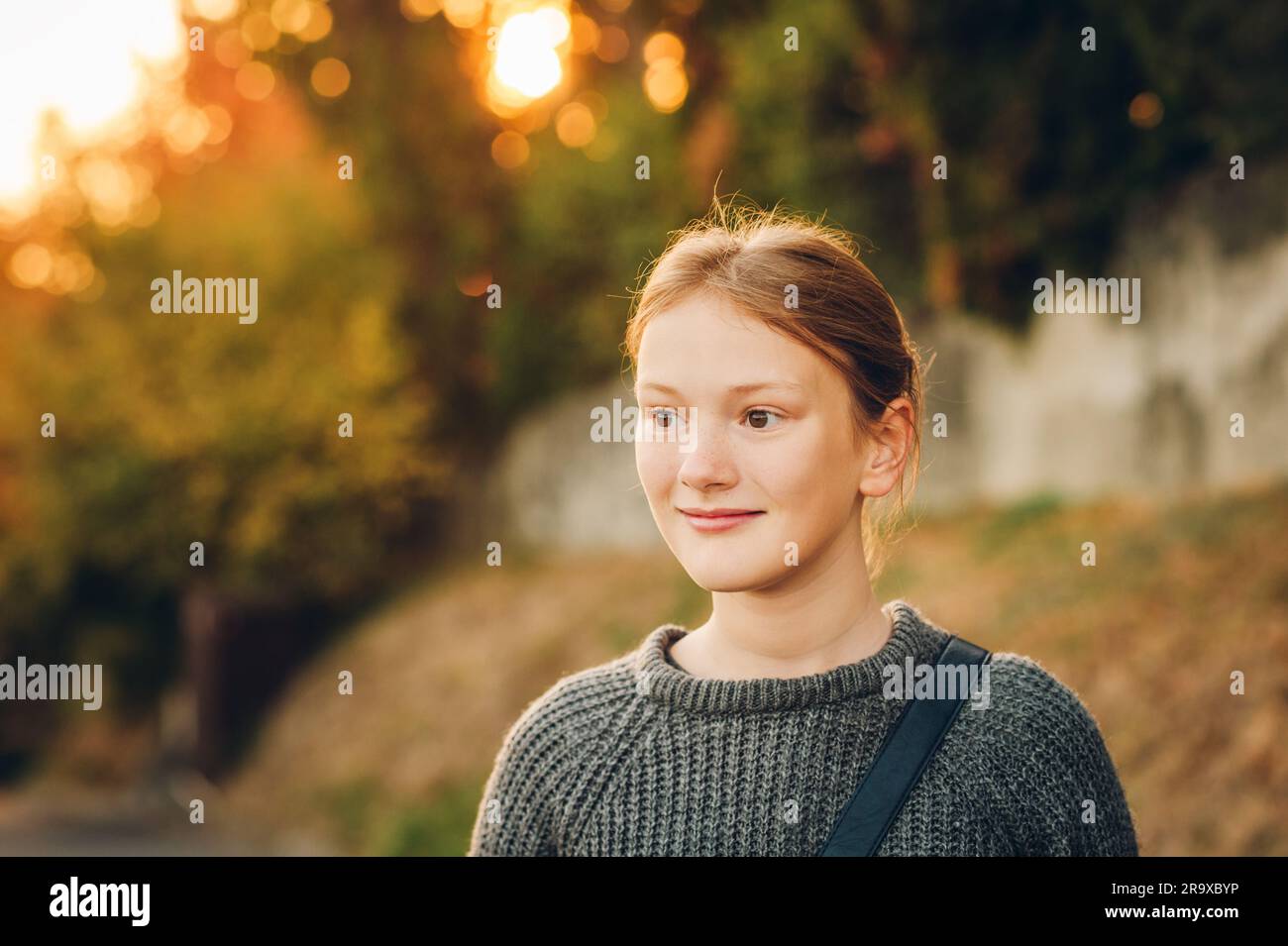 11 year old girl face hi-res stock photography and images - Alamy
