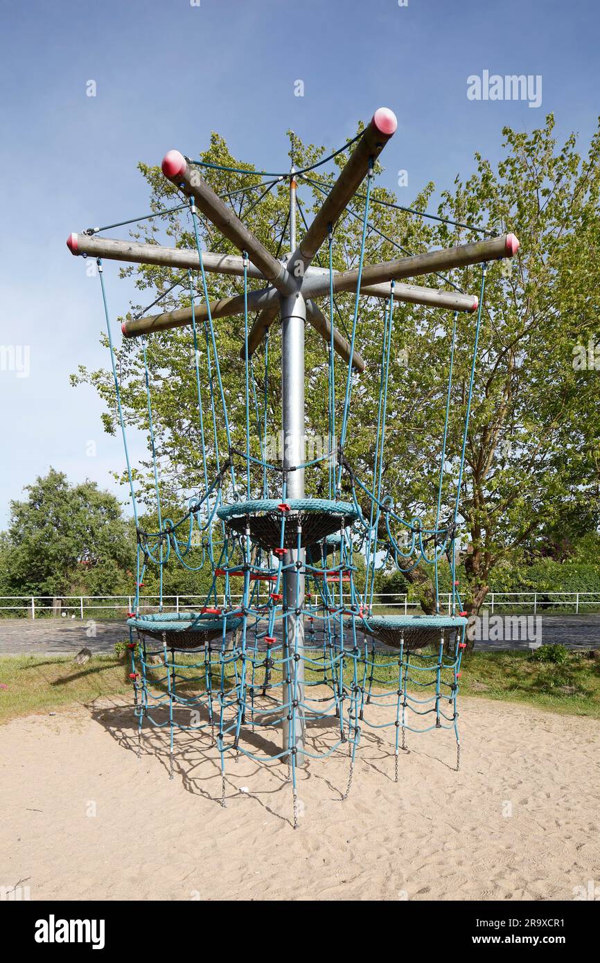 Climbing frame, children's playground, Germany Stock Photo Alamy