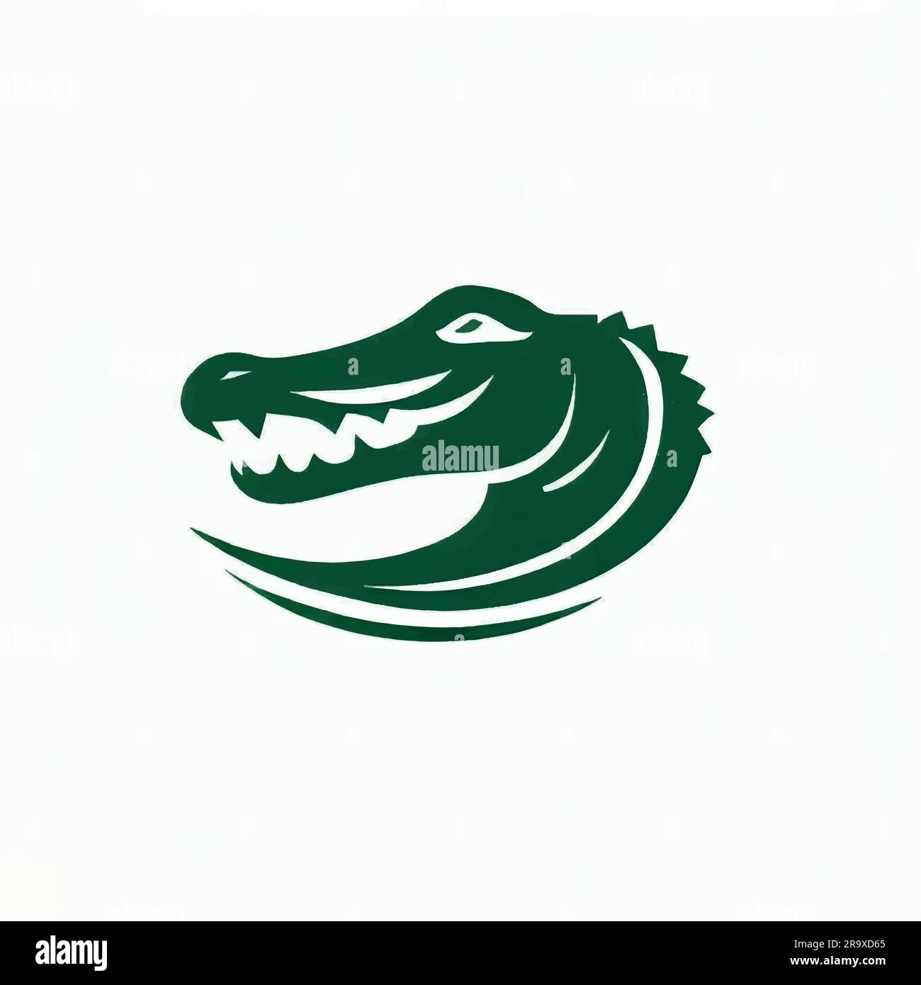 Green hot sale alligator logo