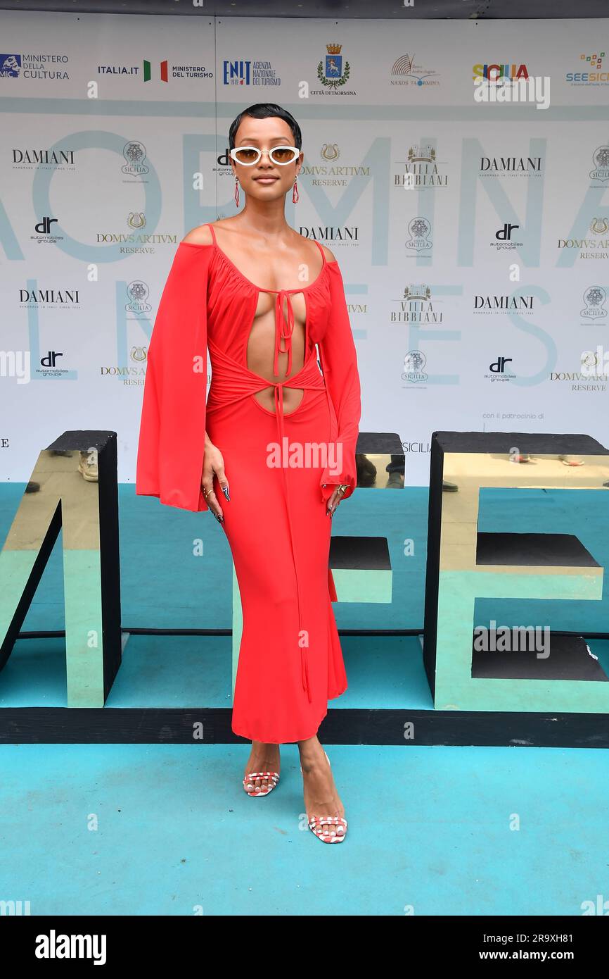 Taormina, Italy. 29th June, 2023. Taormina : 69th Film Festival . Photo