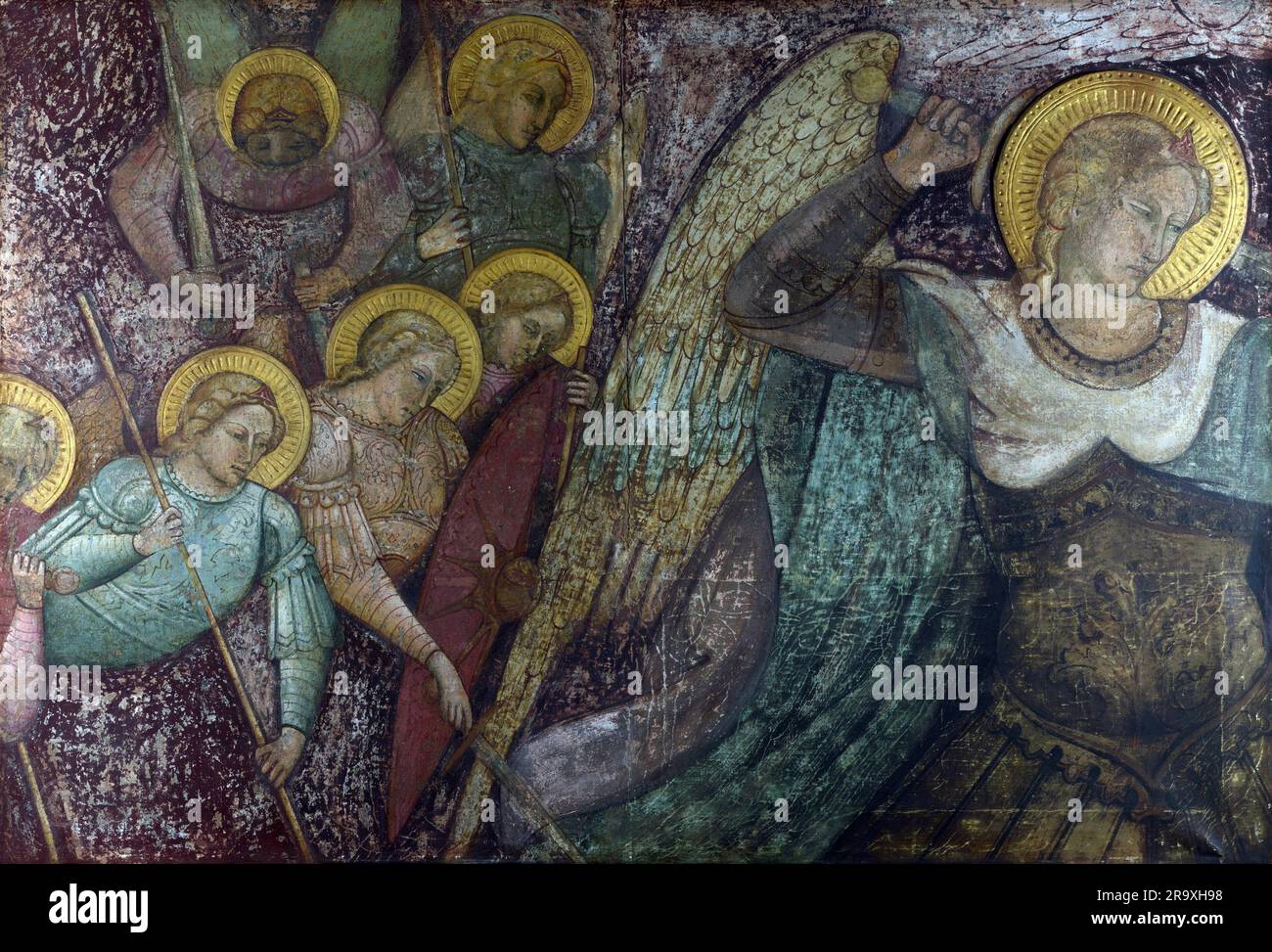 Spinello Aretino - Saint Michael and Other Angels  1408-10 Stock Photo