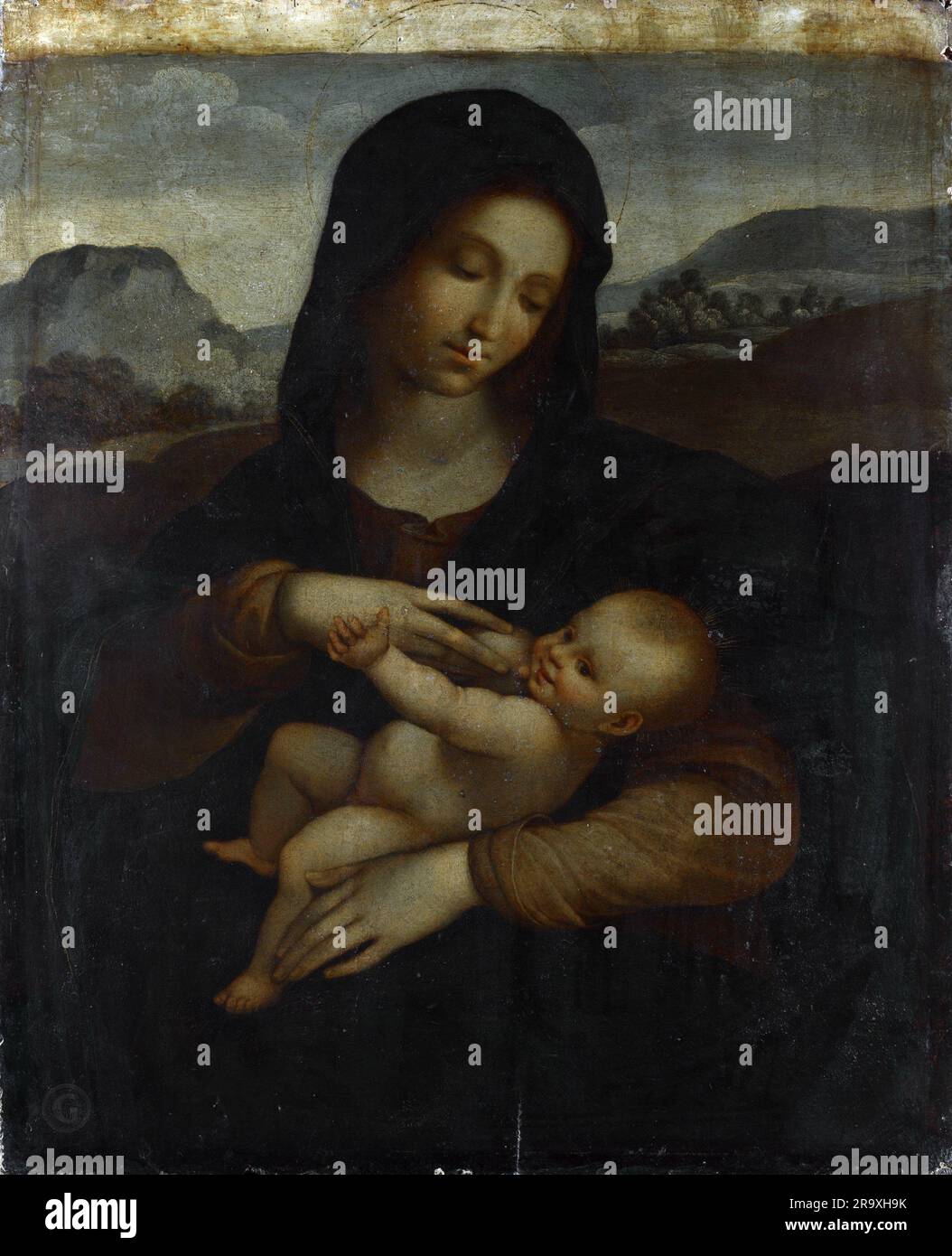 Sodoma - The Madonna and Child  1520-30 Stock Photo