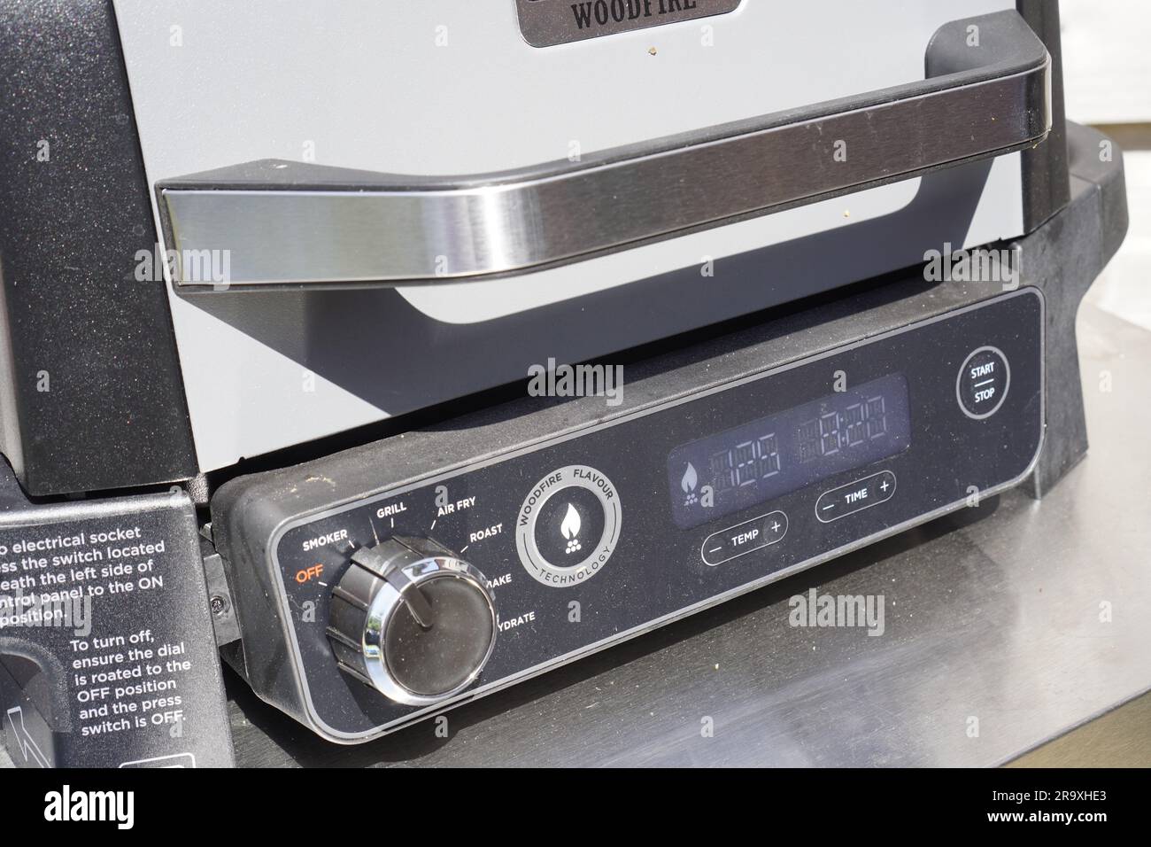 Ninja Woodfire BBQ Smoker Oven Grill Health Air fryer Stock Photo Alamy