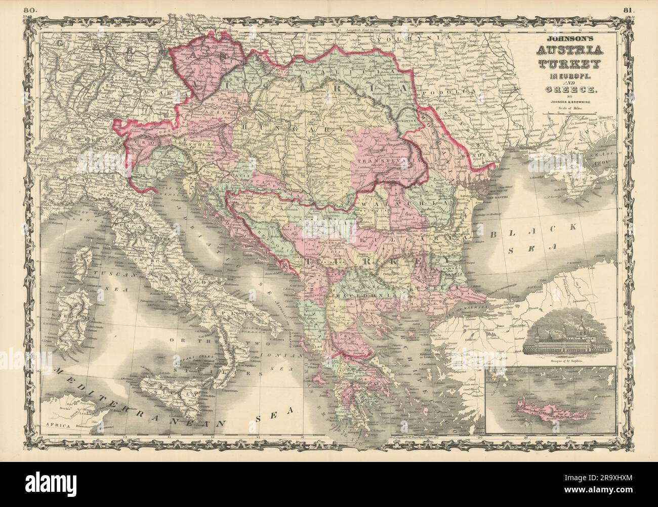 Territories of Hungary and Vojvodina in the Central and Southern