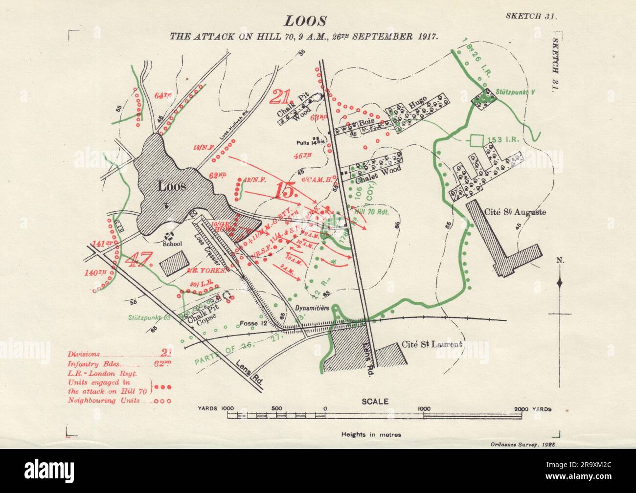 Battle Of Loos Map