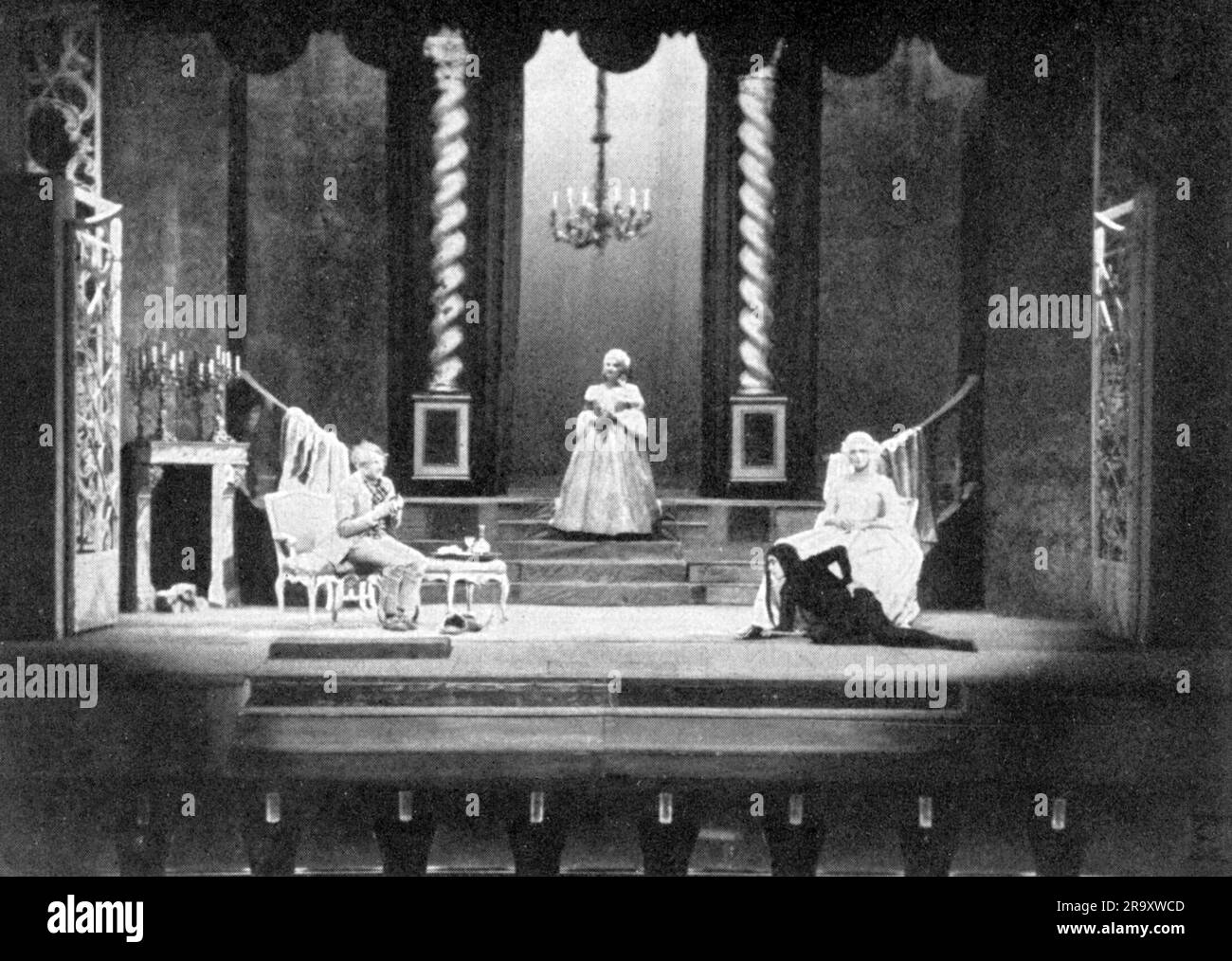 theatre / theater, play, 'Schluck und Jau', by Gerhart Hauptmann (1862 - 1946), production design, ARTIST'S COPYRIGHT HAS NOT TO BE CLEARED Stock Photo