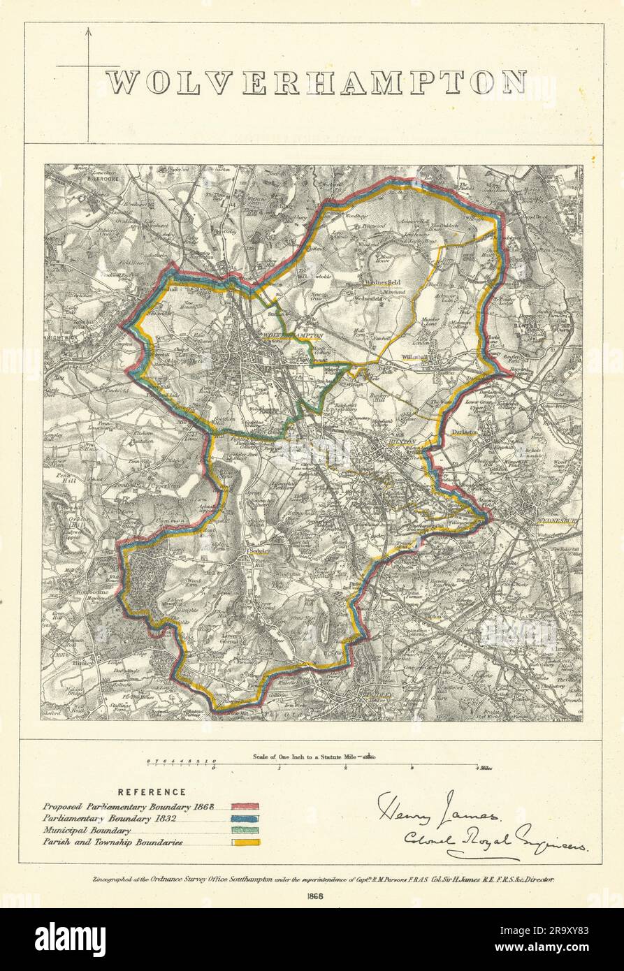 Map of wolverhampton hires stock photography and images Alamy