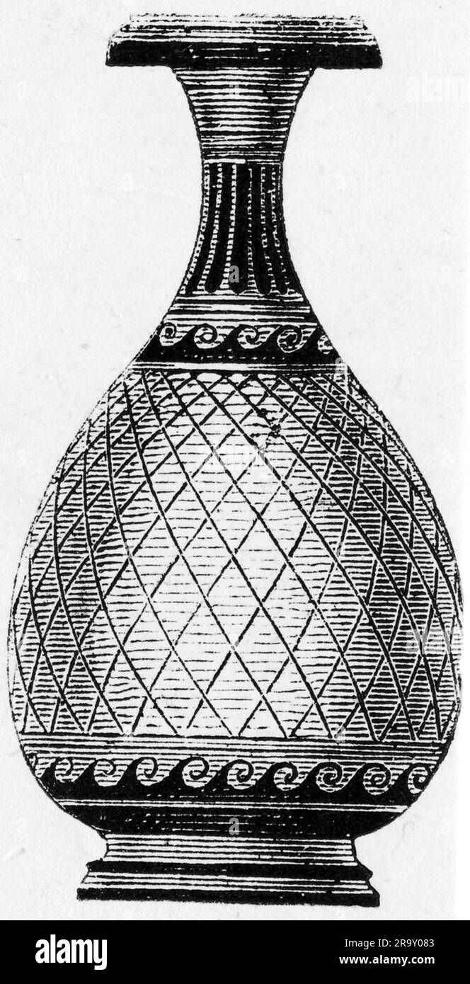 ancient world, Greece, fine arts, vessels, vinaigrette, wood engraving