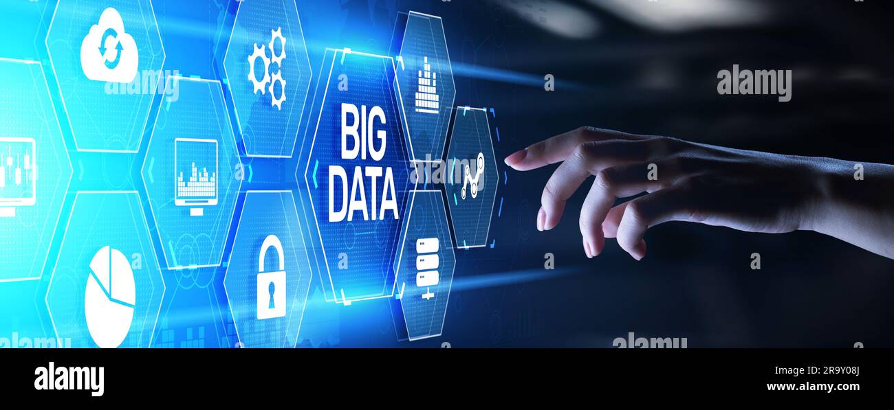 Big Data Science concept analysis analytics technology internet concept. Stock Photo