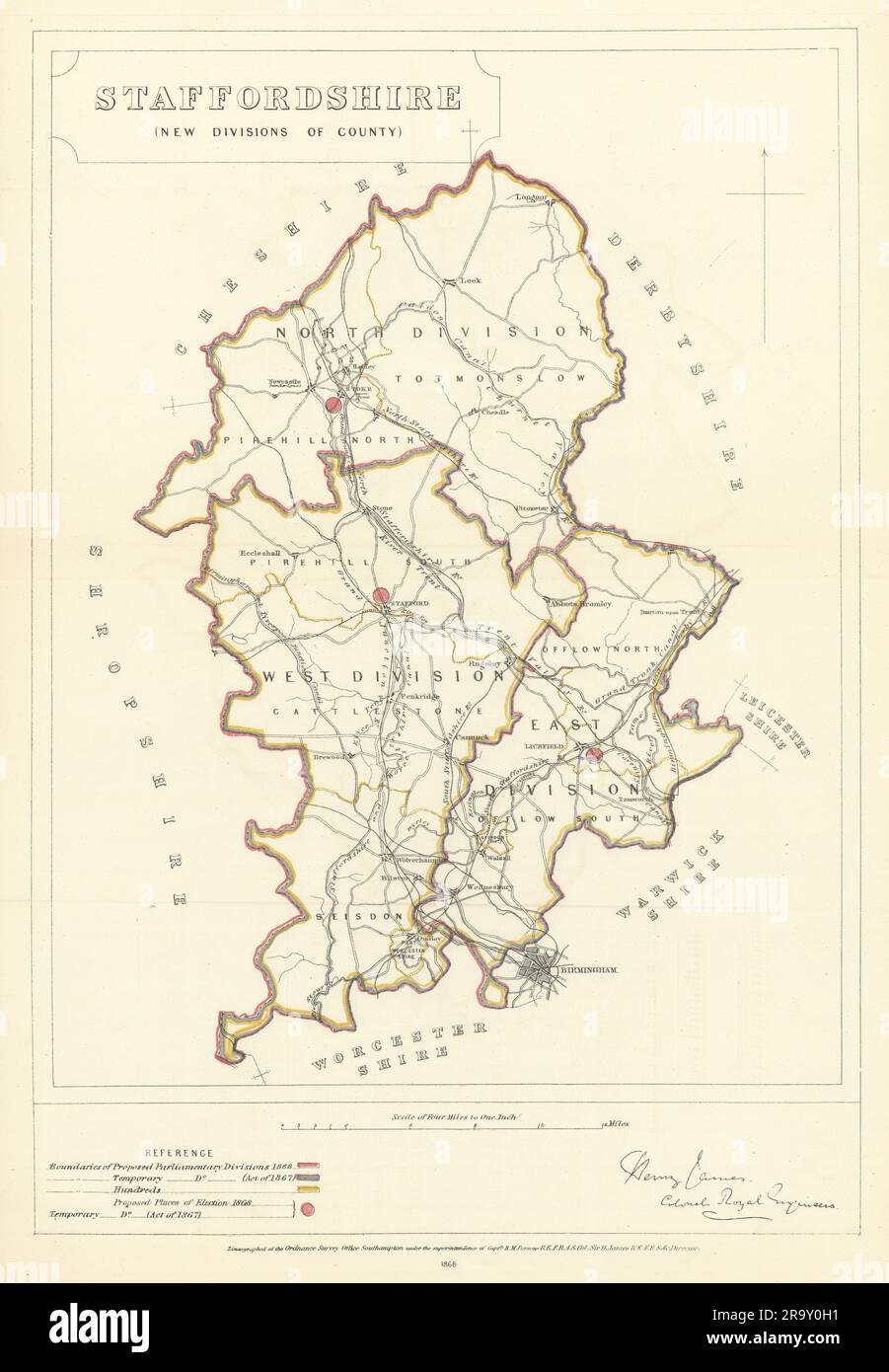 Boundary county map hi-res stock photography and images - Alamy