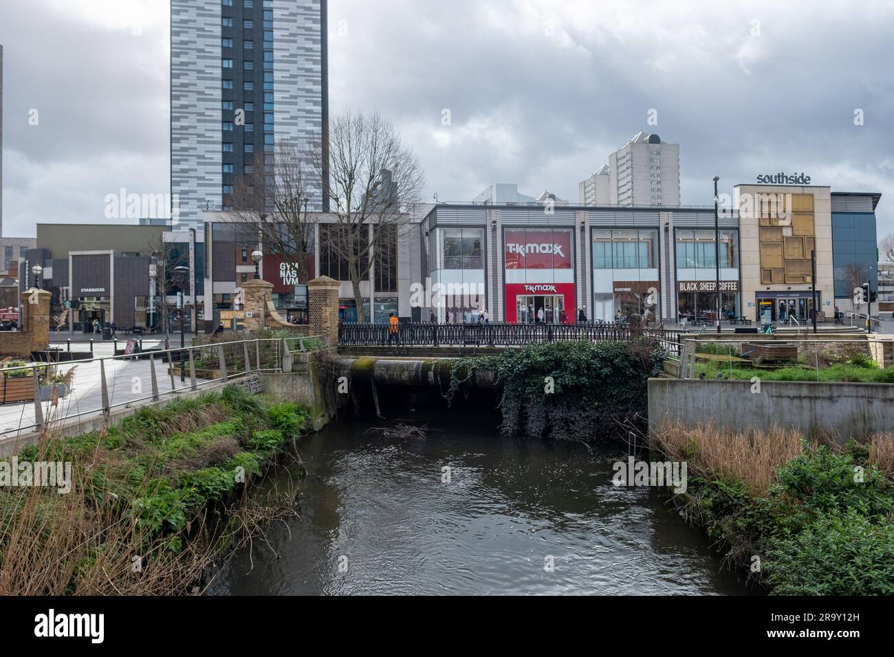 LONDON MARCH, 2023 Wandsworth Southside Shopping centre. A retail and