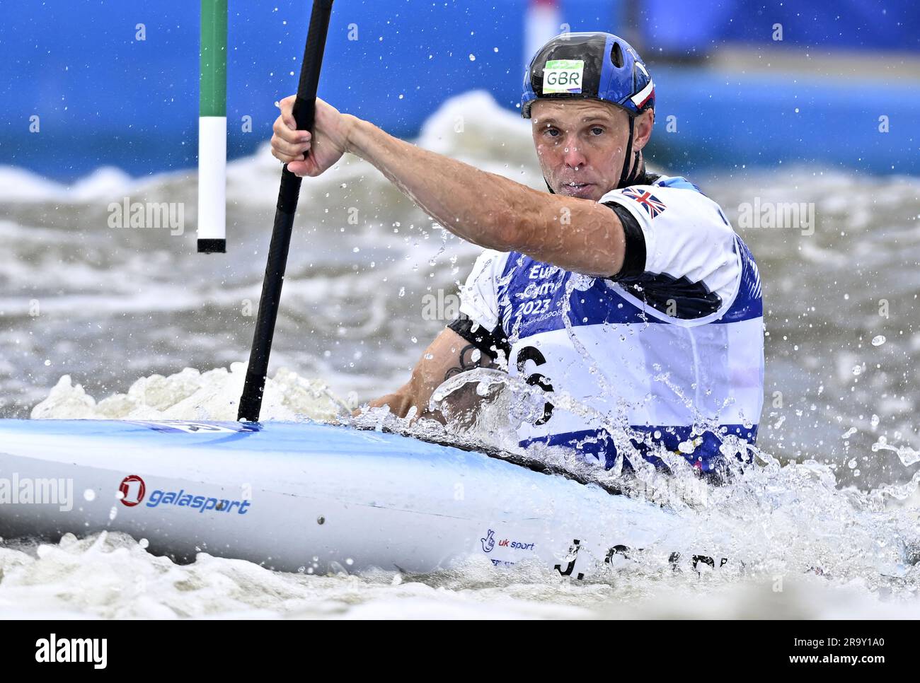 Krakow, Poland. 29th June, 2023. Canoe Slalom. 2023 European Games. Kolna Sports Centre. Krakow