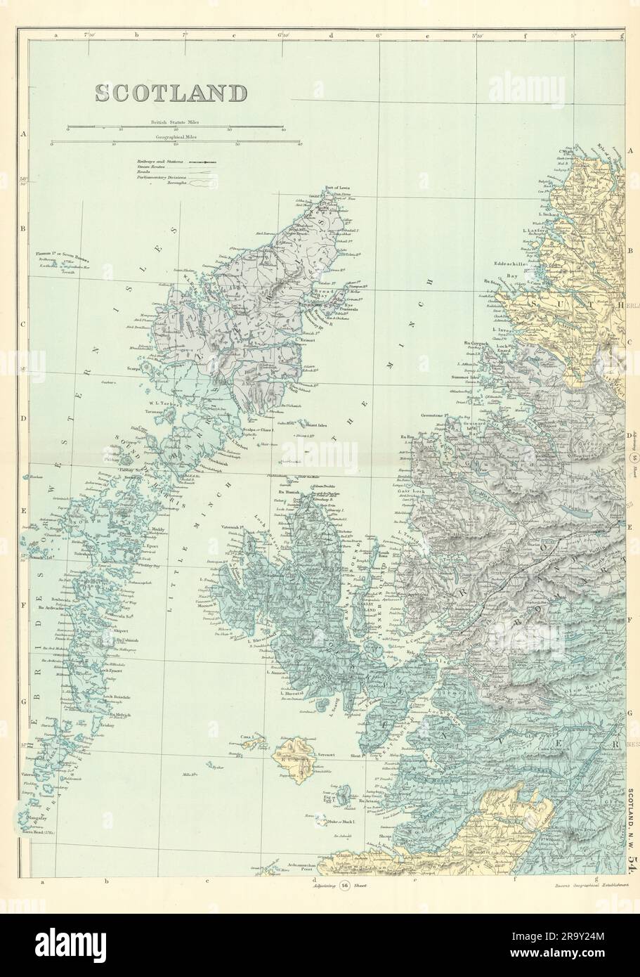 North uist scotland map hires stock photography and images Alamy