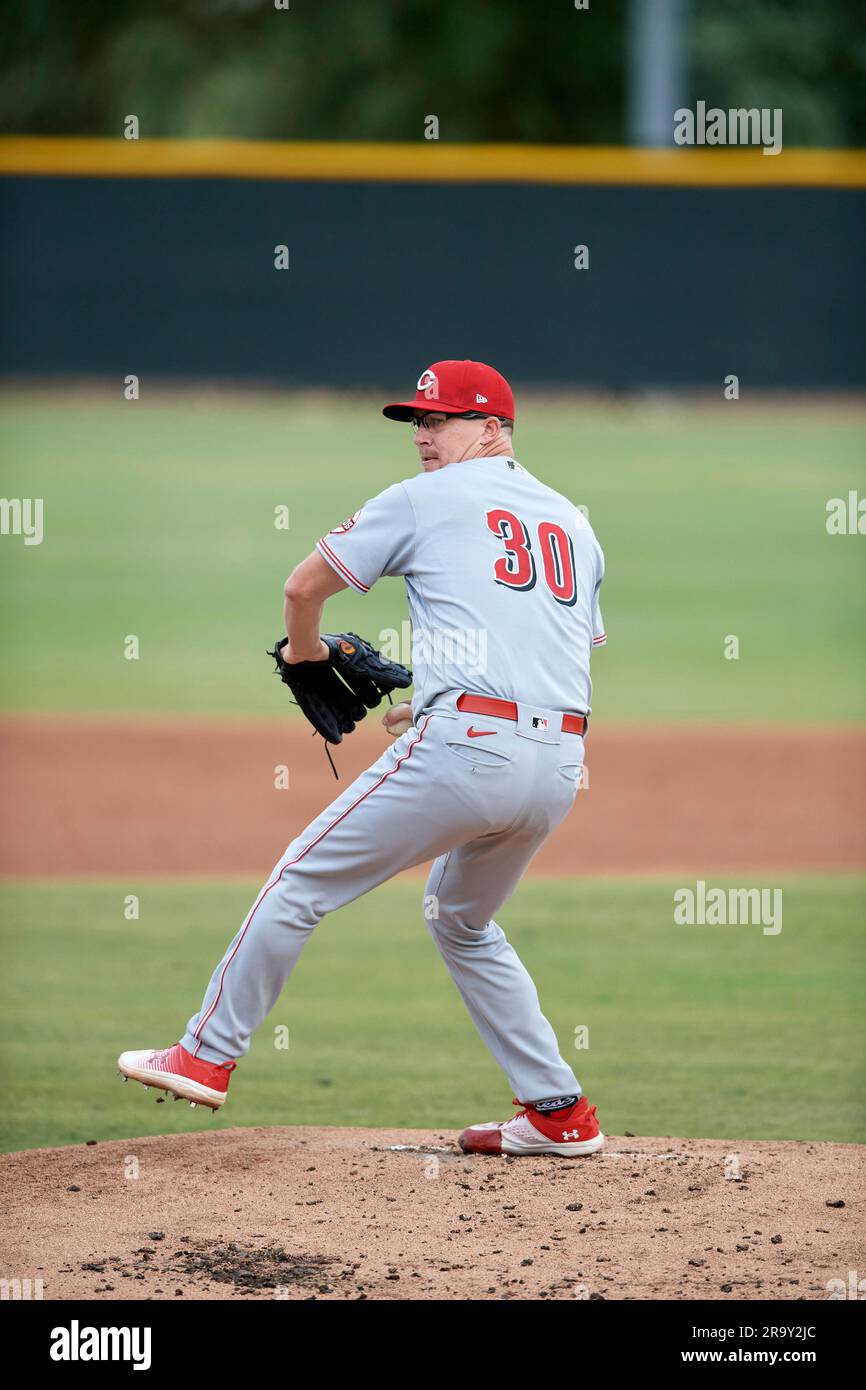 ACL Reds starting pitcher Alec Mills (30) during an Arizona