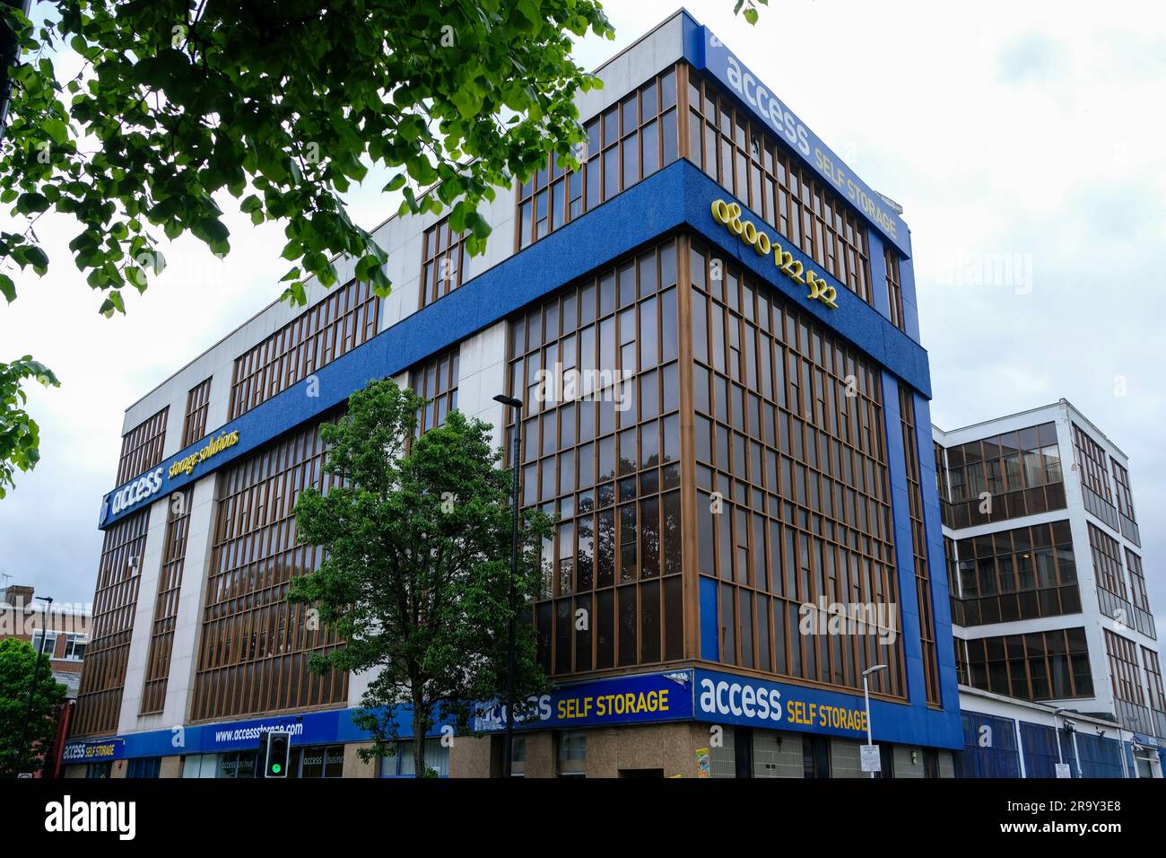 London- May 2023: Access self storage building in Acton Stock Photo - Alamy