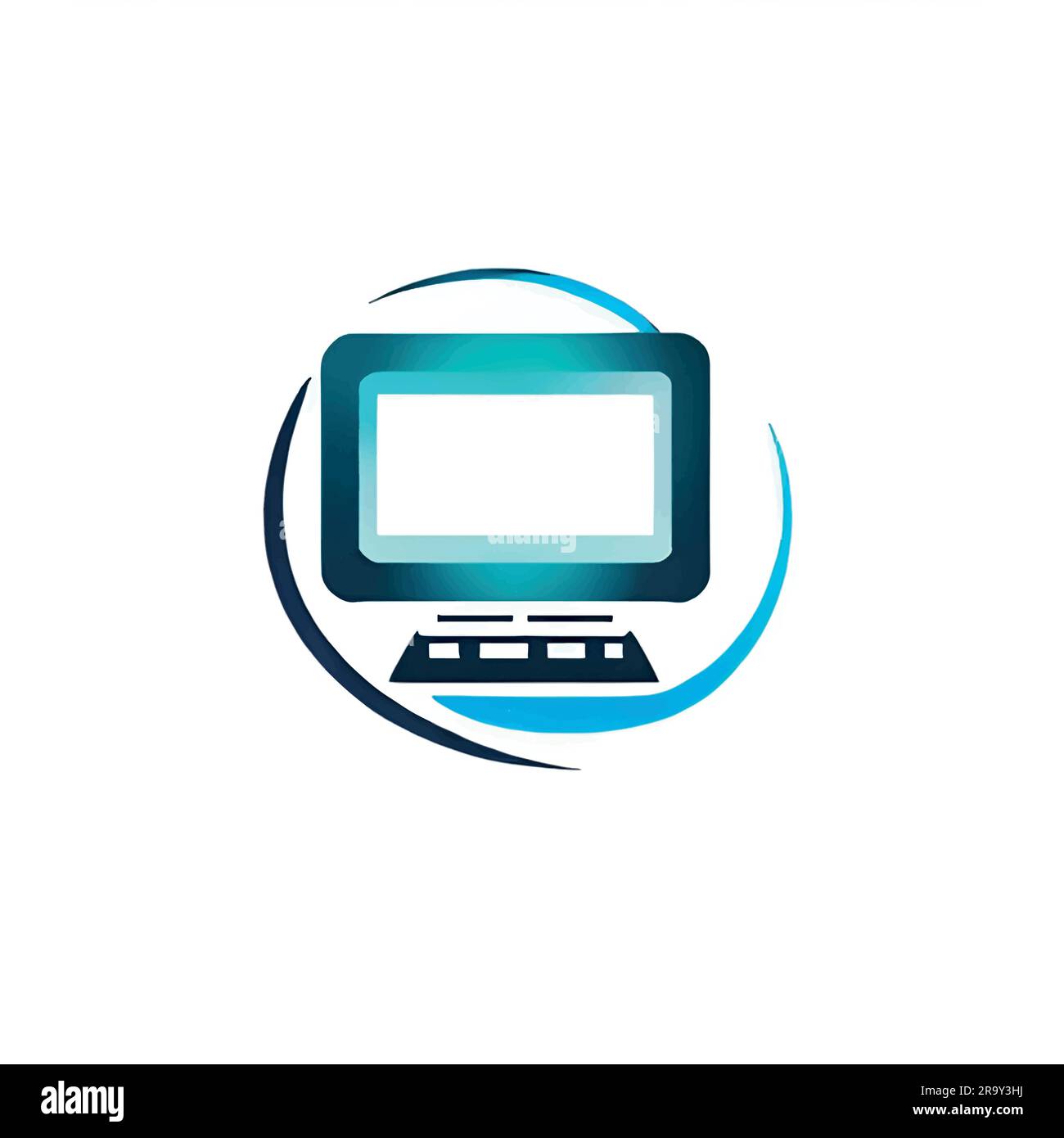 Computer logo Stock Vector Images Alamy