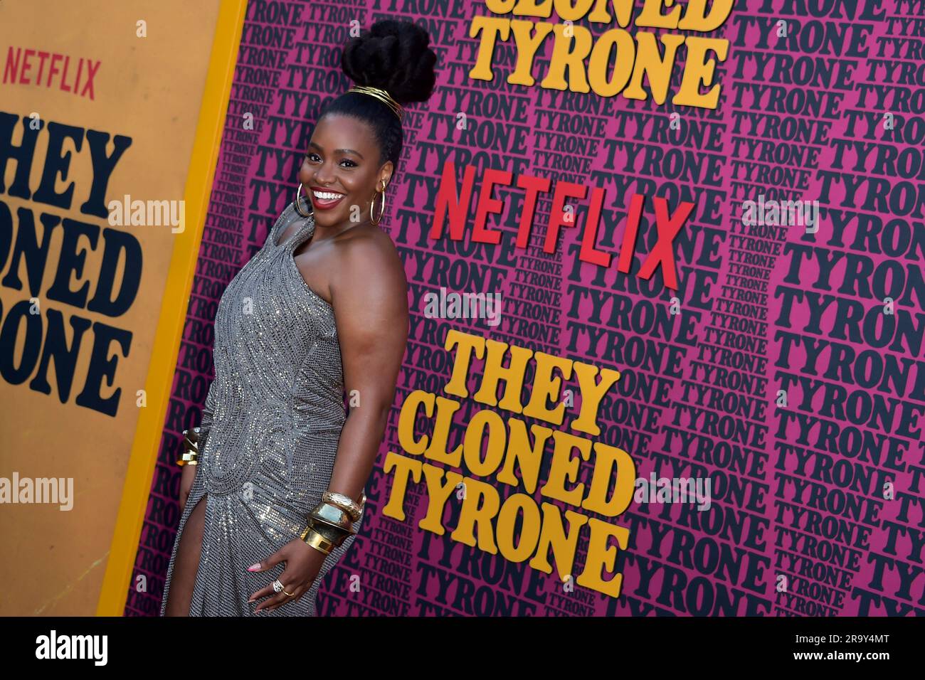 Teyonah Parris bei der Premiere des Netflix Films 'They Cloned Tyrone ...