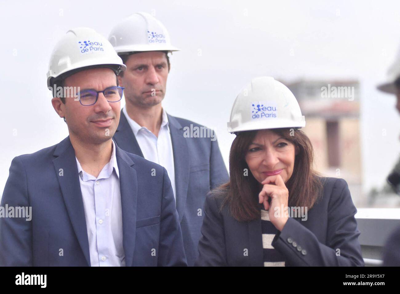 Paris France 29th June 2023 Anne Hidalgo Mayor Of Paris And Dan paris-france-29th-june-2023-anne-hidalgo-mayor-of-paris-and-dan