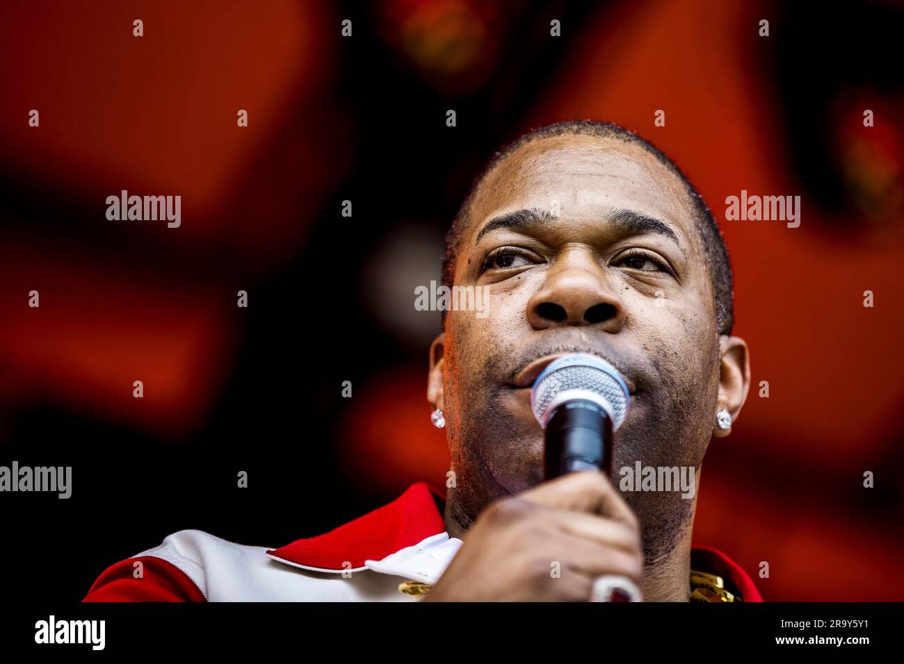 Roskilde, Denmark. 29th June, 2023. The American rapper Busta Rhymes