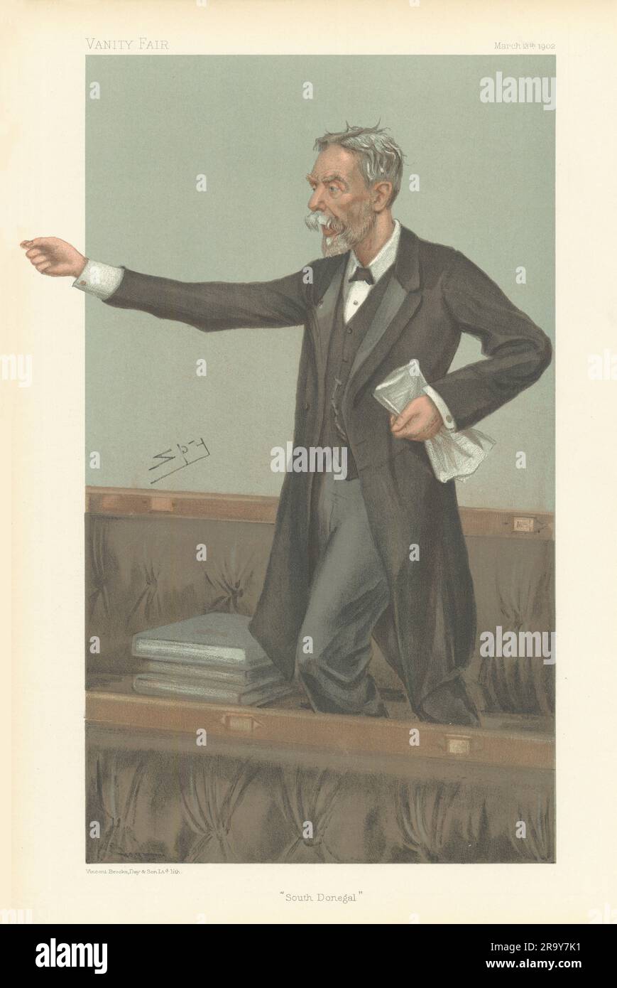 VANITY FAIR SPY CARTOON John Gordon Swift MacNeill 'South Donegal'. Ireland 1902 Stock Photo
