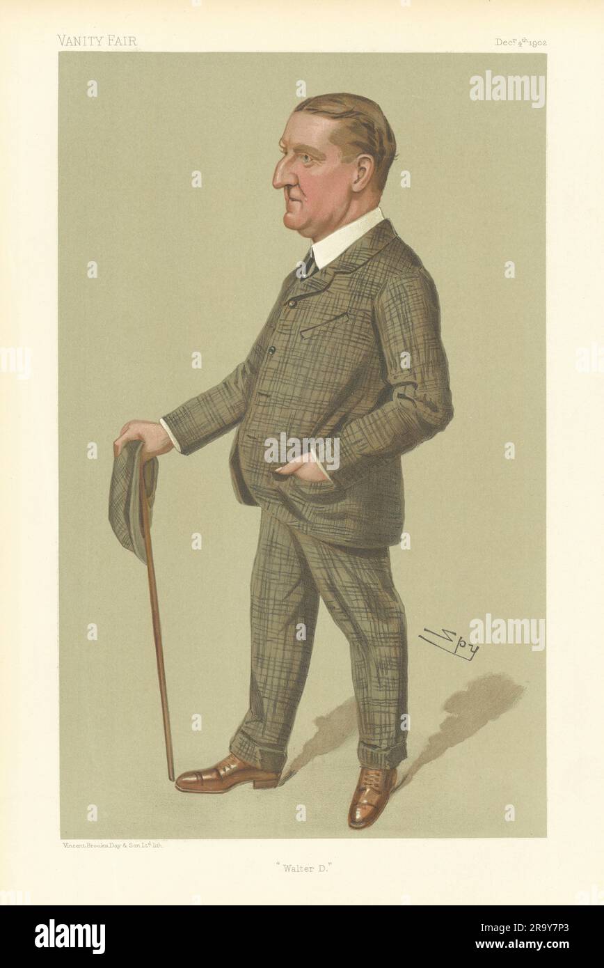 VANITY FAIR SPY CARTOON Walter Durnford 'Walter D'. King's College Provost 1902 Stock Photo