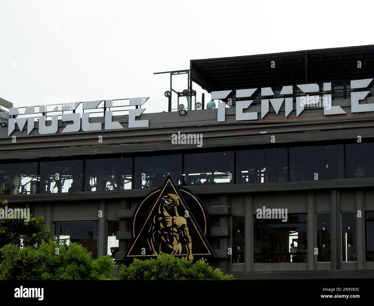 Cairo, Egypt, June 6 2023 Muscle Temple Gym Physical fitness center in