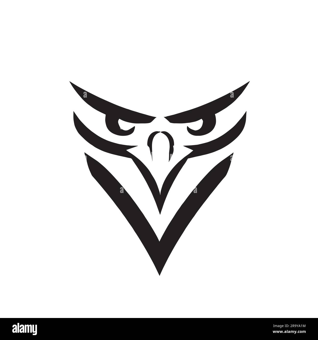 Eagle icon on a white screen stock vector image art alamy