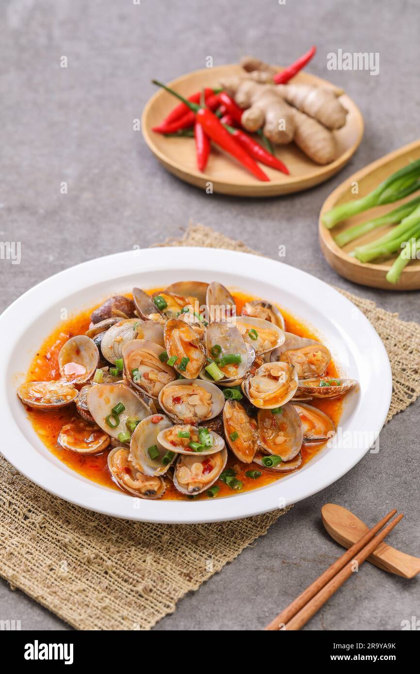 Stir fried Spicy Clam (Surf , Short necked , Carpet , Venus shell, Baby