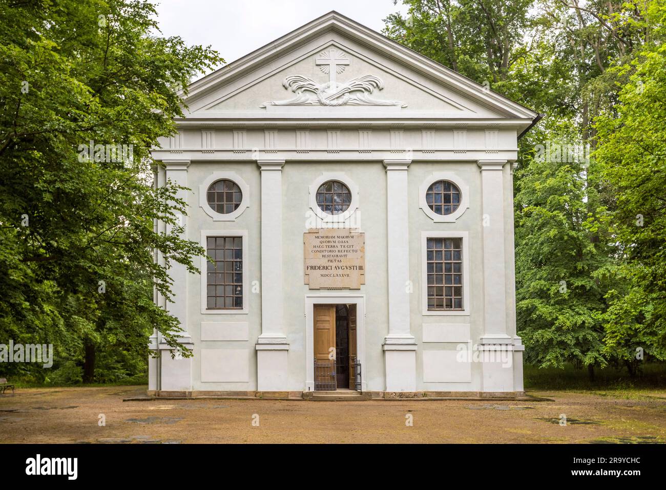 Mausoleum Altzella Monastery near Dresden. Elector Friedrich August III had the burial chapel completed into a mausoleum in the classicist style starting in 1787. Nossen, Germany Stock Photo