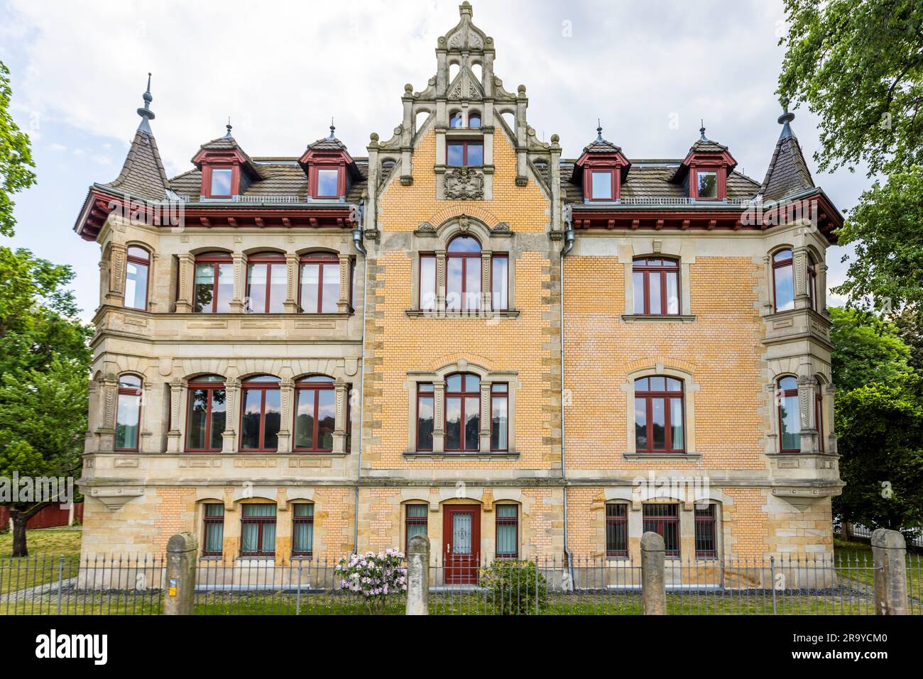 Villa in Blasewitz district, Dresden, Germany Stock Photo