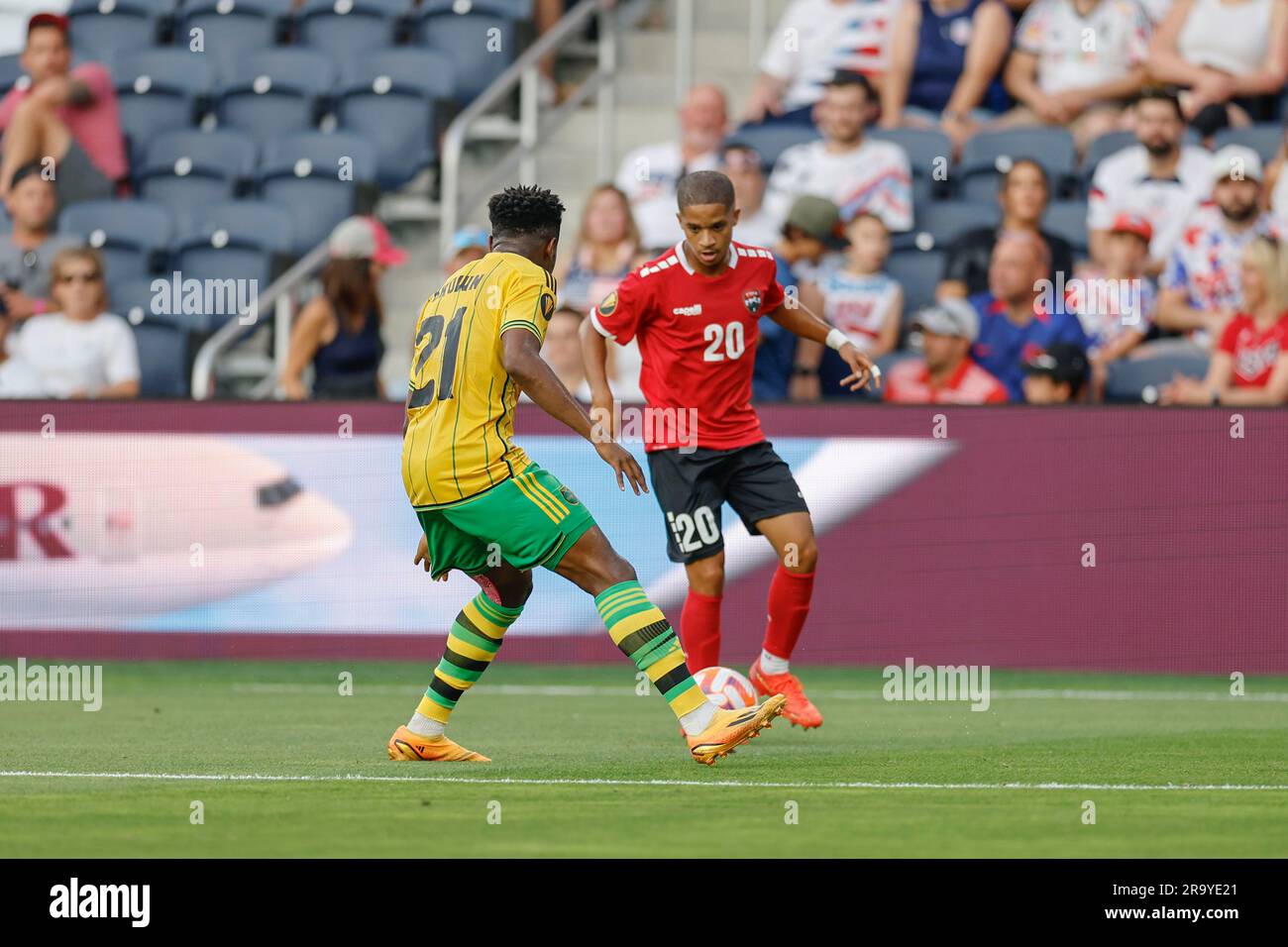 St. Louis, MO. USA; Trinidad and Tobago forward Kaïlé Auvray (20 ...