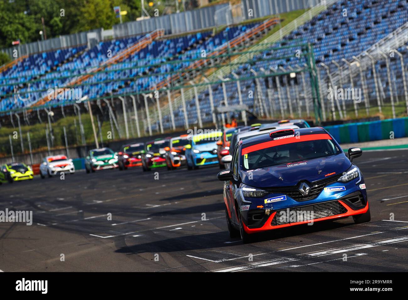Mogyorod, Hongrie. 17th June, 2023. 01 JURADO Anthony FRA, Milan Competition, Clio Cup Series, action during the 5th round of the Clio Cup Europe 2023, from June 16 to 18, 2023 on the Hungaroring, in Mogyorod, Hungary - Photo Eric Alonso/DPPI Credit: DPPI Media/Alamy Live News Stock Photo