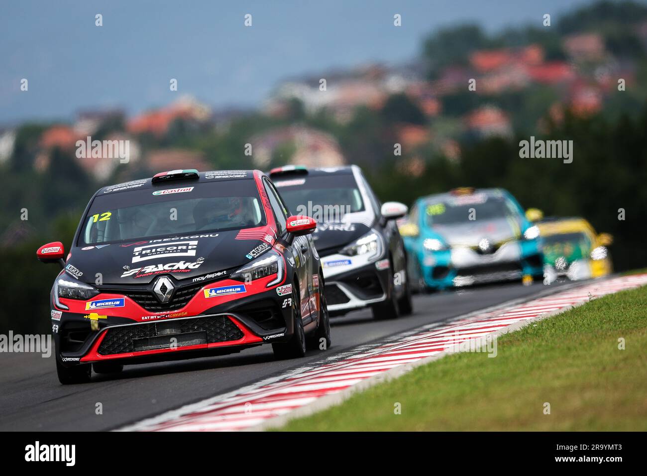 Mogyorod, Hongrie. 17th June, 2023. 12 TORELLI Gabriele ITA, Rangoni Corse, Clio Cup Series, action during the 5th round of the Clio Cup Europe 2023, from June 16 to 18, 2023 on the Hungaroring, in Mogyorod, Hungary - Photo Eric Alonso/DPPI Credit: DPPI Media/Alamy Live News Stock Photo